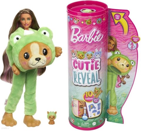 BARBIE COLOR REVEAL LALKA PIESEK-ŻABA HRK24