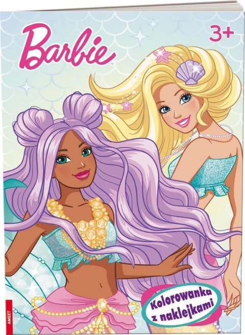 BARBIE. KOLOROWANKA Z NAKLEJKAMI