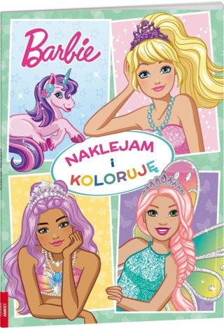 BARBIE. NAKLEJAM I KOLORUJĘ