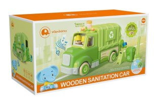 DREWNIANA ŚMIECIARKA