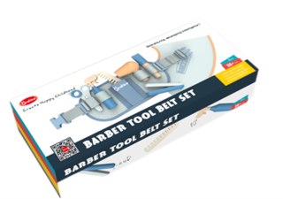 DREWNIANY ZESTAW FRYZJERA