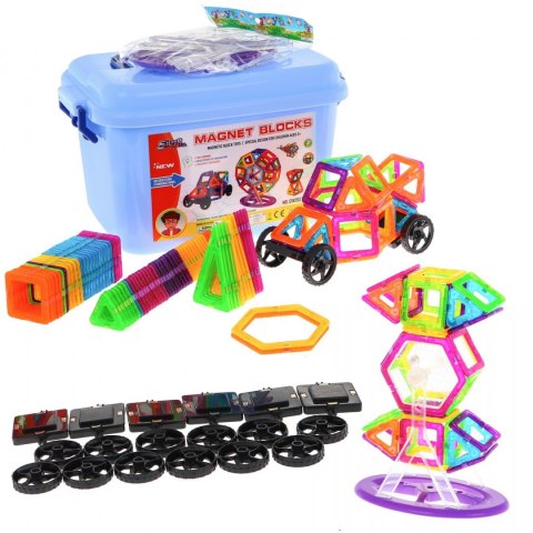 GIGA ZESTAW KLOCKÓW MAGNETYCZNYCH 248EL