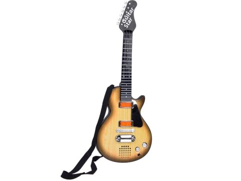 GITARA ELEKTRYCZNA ZABAWKA DLA DZIECKA MELODIE ŚWIATŁO + PASEK IN0169 JA