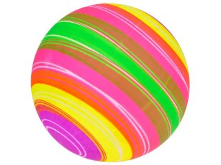 GUMOWA TĘCZOWA PIŁKA DO ZABAWY DLA DZIECI SP0714