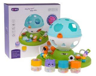 INTERAKTYWNY SORTER Z FUNKCJĄ ŚWIATEŁ I DŹWIĘKU NIEBIESKI