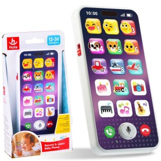 INTERAKTYWNY TELEFON SMARTPHONE DLA MALUCHA Z MUZYKĄ I DŹWIĘKAMI ZA5872