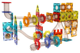 KLOCKI MAGNETYCZNE KULKA ŚWIECĄCY ZESTAW 176EL.