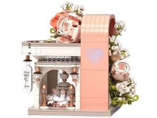 KLOCKI ROMANTYCZNA SALA ŚLUBNA Z WITRYNĄ + KWIATY I SUKNIA 1047-ELE ZA5739