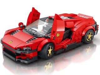 KLOCKI TECHNICZNE FUTURYSTYCZNE AUTO CZERWONE DRZWI UNOSZONE 275-ELE ZA5794