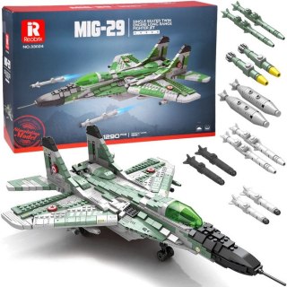 KLOCKI TECHNICZNE SAMOLOT MYŚLIWSKI DALEKIEGO ZASIĘGU MIG-29 1290ELE ZA5800