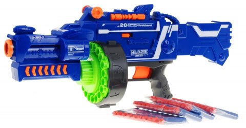MASZYNOWY KARABIN DLA DZIECI 6+ BLAZE STORM + 20 DŁUGICH POCISKÓW Z PIANKI