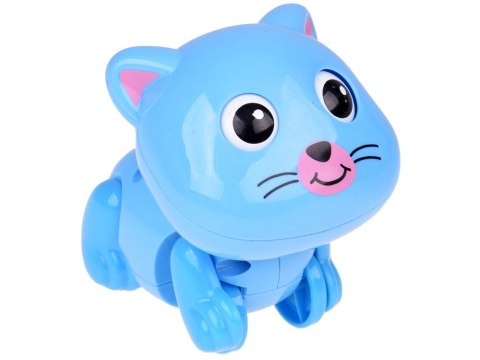 NAKRĘCANY KOLOROWY KOTEK PSOTEK RUSZA OGONKIEM ZABAWKA ZA1190