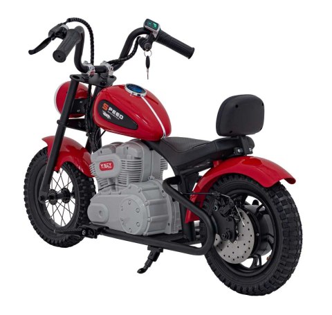 POJAZD MOTOR SPEED POWER CZERWONY