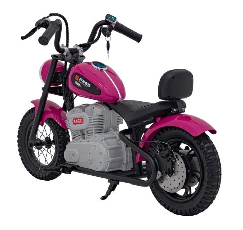 POJAZD MOTOR SPEED POWER RÓŻOWY