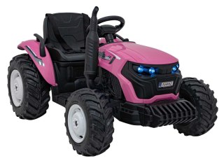 POJAZD TRAKTOR GROW 1804 RÓŻOWY