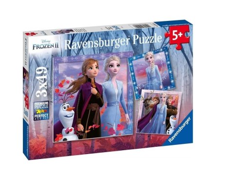 PUZZLE 3x49 FROZEN 2