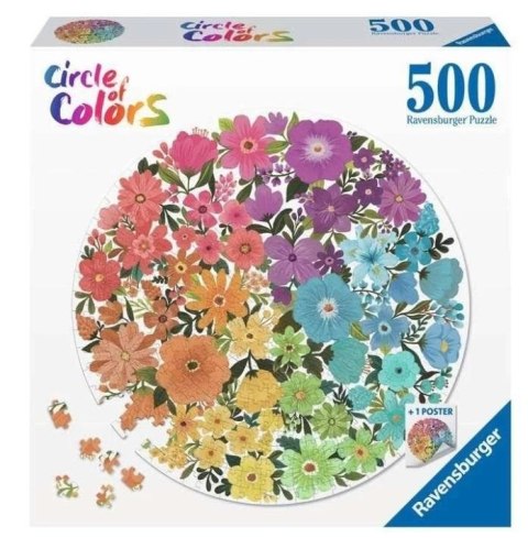 PUZZLE 500 KWIATY