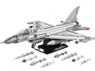 REOBRIx KLOCKI KONSTRUKCYJNE SAMOLOT MYŚLIWIEC F16 1337ELE ZA5801