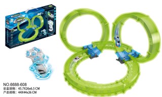 TOR WYŚCIGOWY ŚWIECĄCY W CIEMNOŚCI 25EL.