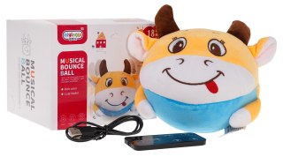 WESOŁA SKACZĄCA KROWA Z FUNKCJĄ ŚWIATEŁ I DŹWIĘKU