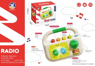 WIELOFUNKCYJNE RADIO Z DŹWIĘKAMI DLA NAJMŁODSZYCH