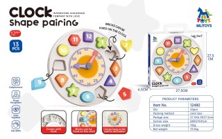 ZEGAR DLA NAJMŁODSZYCH RÓŻNE KSZTAŁTY