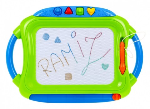 ZESTAW 2 ZNIKOPISÓW DLA DZIECI 3+ ZMAZYWALNE RYSUNKI + RYSIKI + 4 PIECZĄTKI