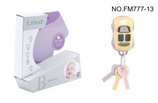 ZESTAW MIĘKKICH KLUCZY I BRELOK Z FUNKCJĄ ŚWIATEŁ DLA NAJMŁODSZYCH