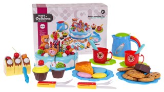 ZESTAW URODZINOWY PRZYJĘCIE TORT NIEBIESKI