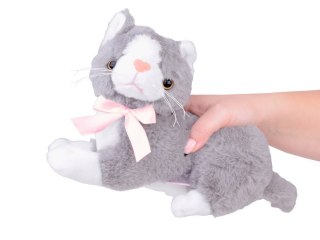 Maskotka pluszowy szary kot leżący Flico kotek 34cm 12832